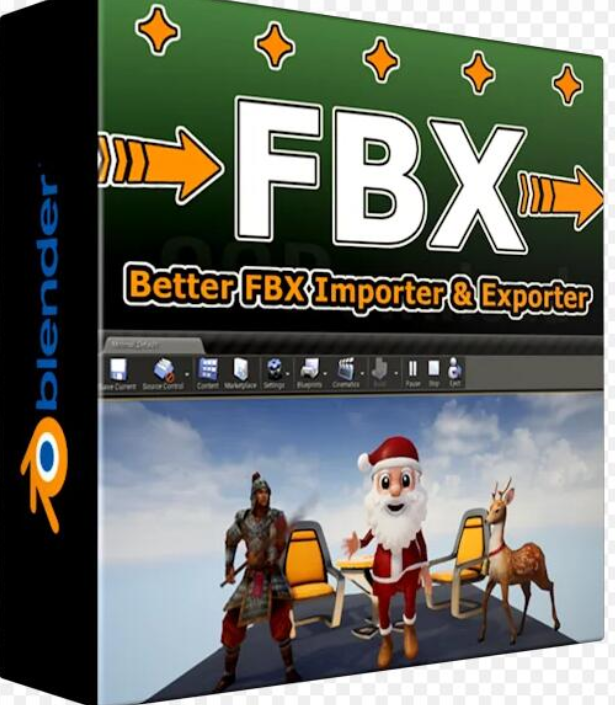 Blender插件| Better FBX Importer & Exporter V6.2.0 For Blender 2.8+