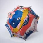 PS样机设计素材|3D雨伞模型LOGO定制5款