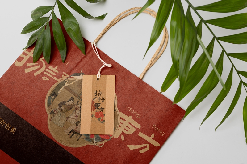 PS样机设计素材|茶叶品牌礼品盒国潮VI文创贴图模版21款