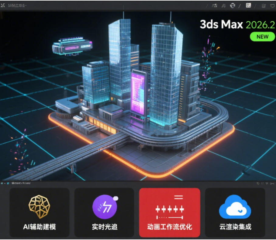 Autodesk 3ds Max 2026.2官方简体中文版本免费下载及安装教程