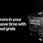 AI插件:Logo Grid Generator Pro 2.1品牌标志设计辅助线分割黄金比例标准制图汉化版 Win/Mac