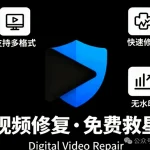 免费视频修复工具!Digital Video Repair快速修复无法播放的视频文件