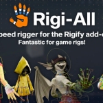 Rigi-All v1.5.1 for Blender：一键生成人形角色骨骼，快速入门3D动画！