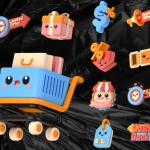 Blender拟人化电商角色图标（12款）：会说话的购物卡通IP，为品牌注入灵魂！