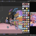 C4D双11电商场景模板｜618&双11通用店铺街道主题，OC渲染工程一键出图！