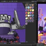 C4D双11立体3D电商舞台场景模板 | 促销KV主图OC渲染工程，带贴图源文件！