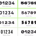 16款免费可商用数字字体安装包下载：一键获取，无忧使用！