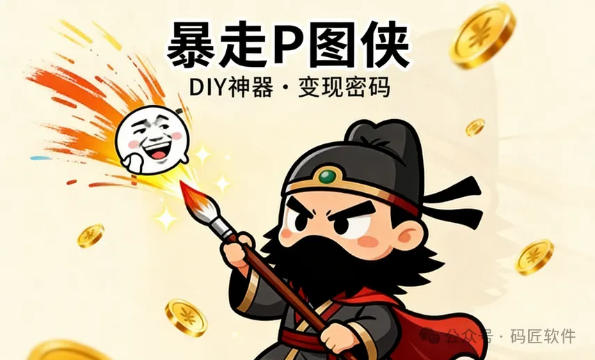暴走 P 图侠：表情包创作软件，DIY神器，变现密码