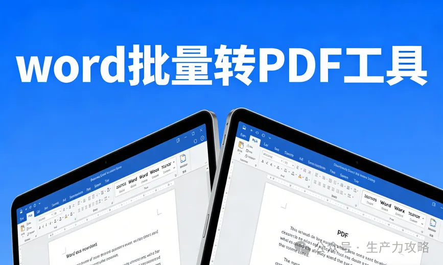 办公必备：Word 批量转 PDF 工具，小巧且实用