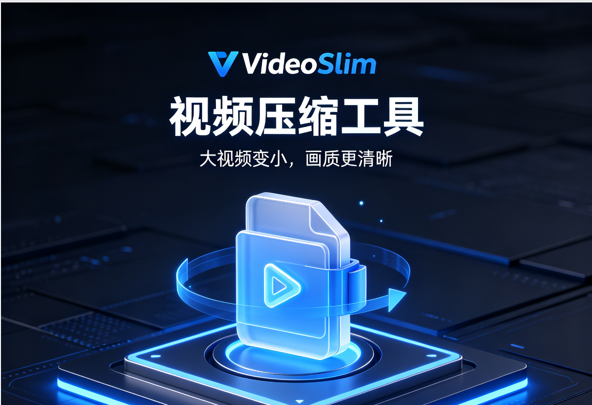VideoSlim：免费视频压缩神器，最高瘦身90%