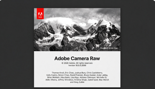 Adobe Camera Raw 18.7 更新：网格视图批量选片，曝光一键统一